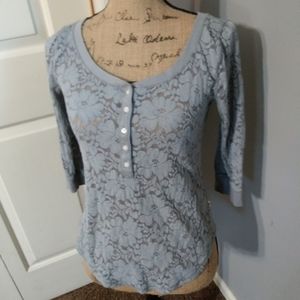 Hollister lace top